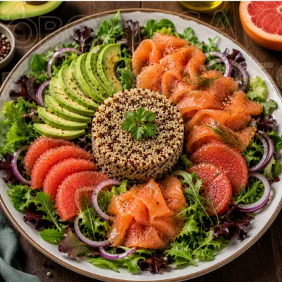 insalata salmone