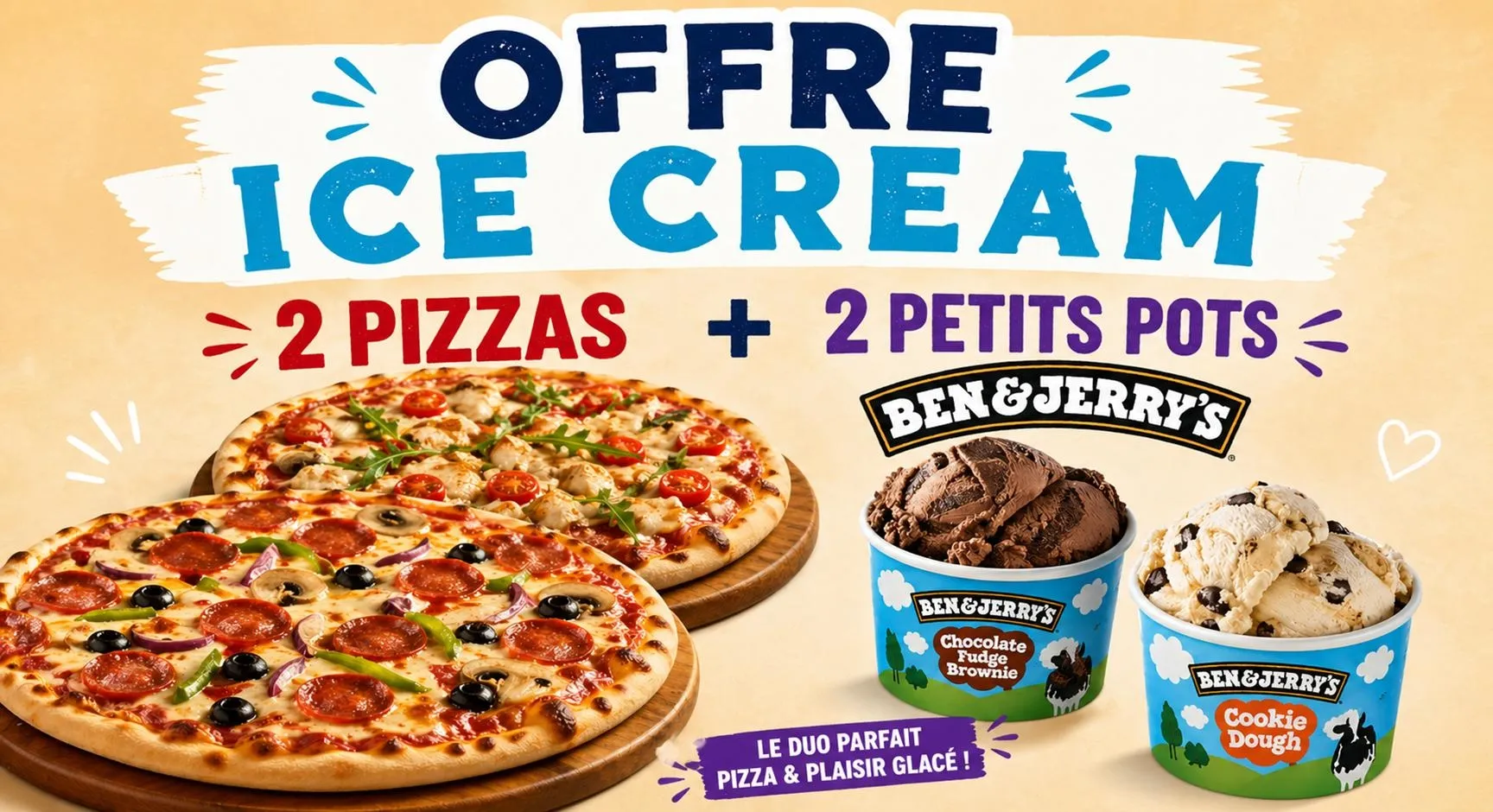 Offre Ice Cream Petits Pots