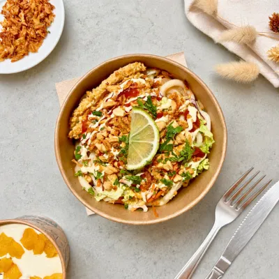 CHICKEN KATSUDON BOWL