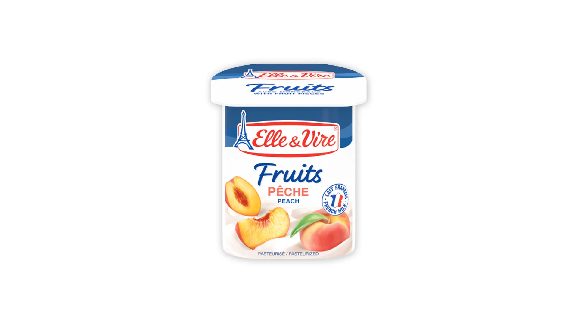 Dessert lacté Pêche