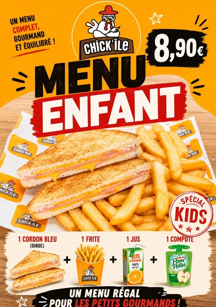 MENU ENFANT - TI CROQ’