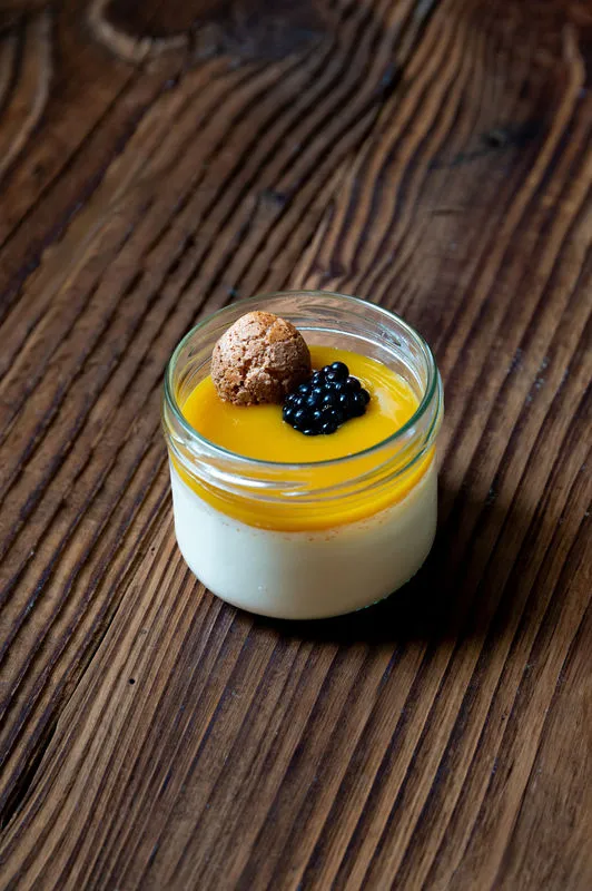 Panna cotta mangue