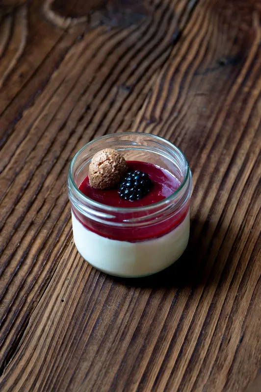 Panna cotta fruits rouges