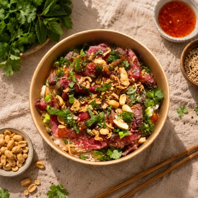 SALADE BŒUF THAÏ 