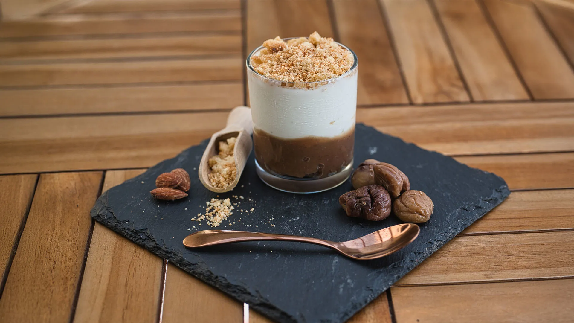 Dessert du moment : Verrine Mont Blanc Châtaigne