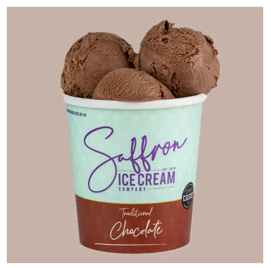 Saffron Ice Cream Company - Traditional Chocolate 400ml