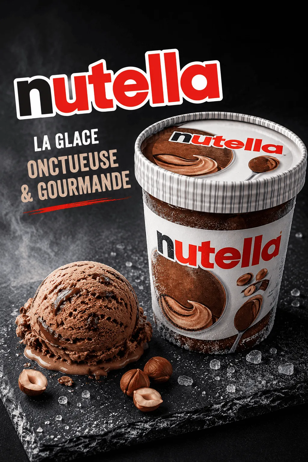 Pot de glace Nutella 
