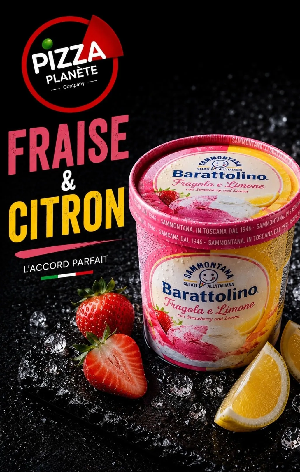 Glace Fraise Citron 