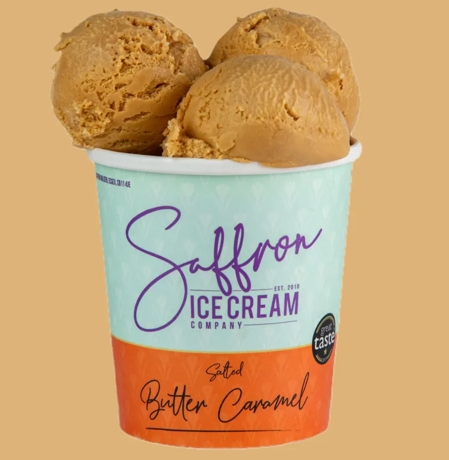 Saffron Ice Cream Company - Salty Butter Caramel 400ml