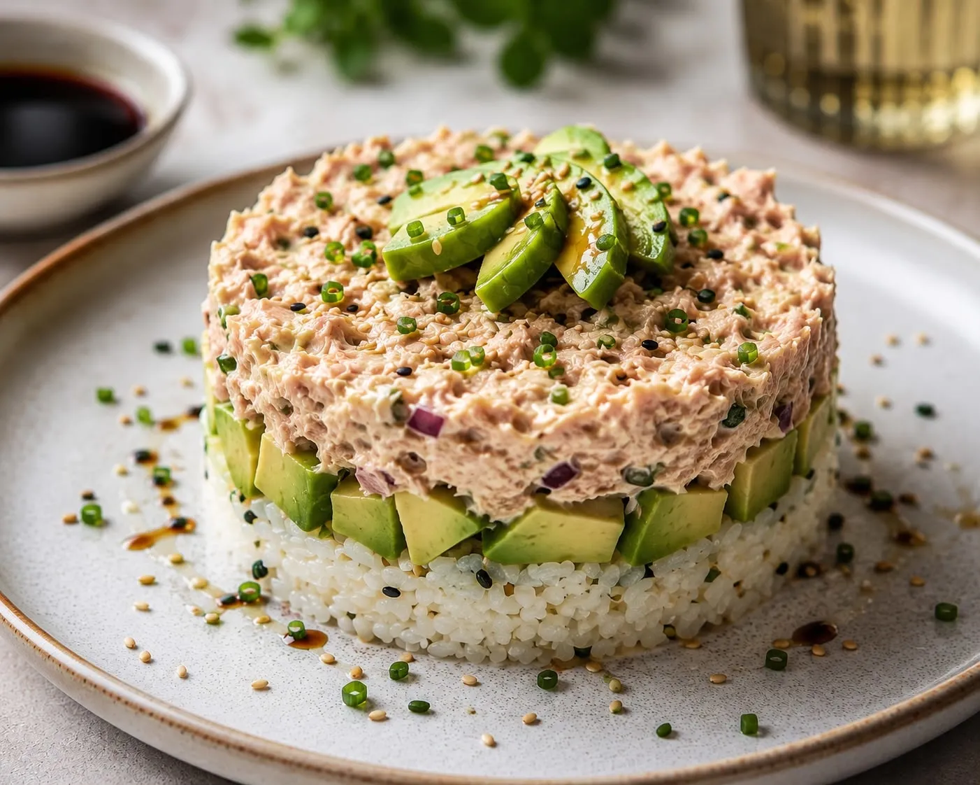 Riz tartare Thon mayo