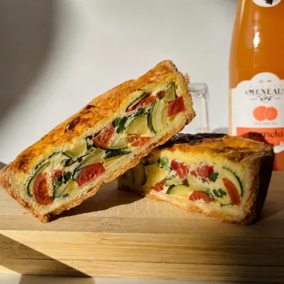 QUICHE COURGETTE & MOZZA