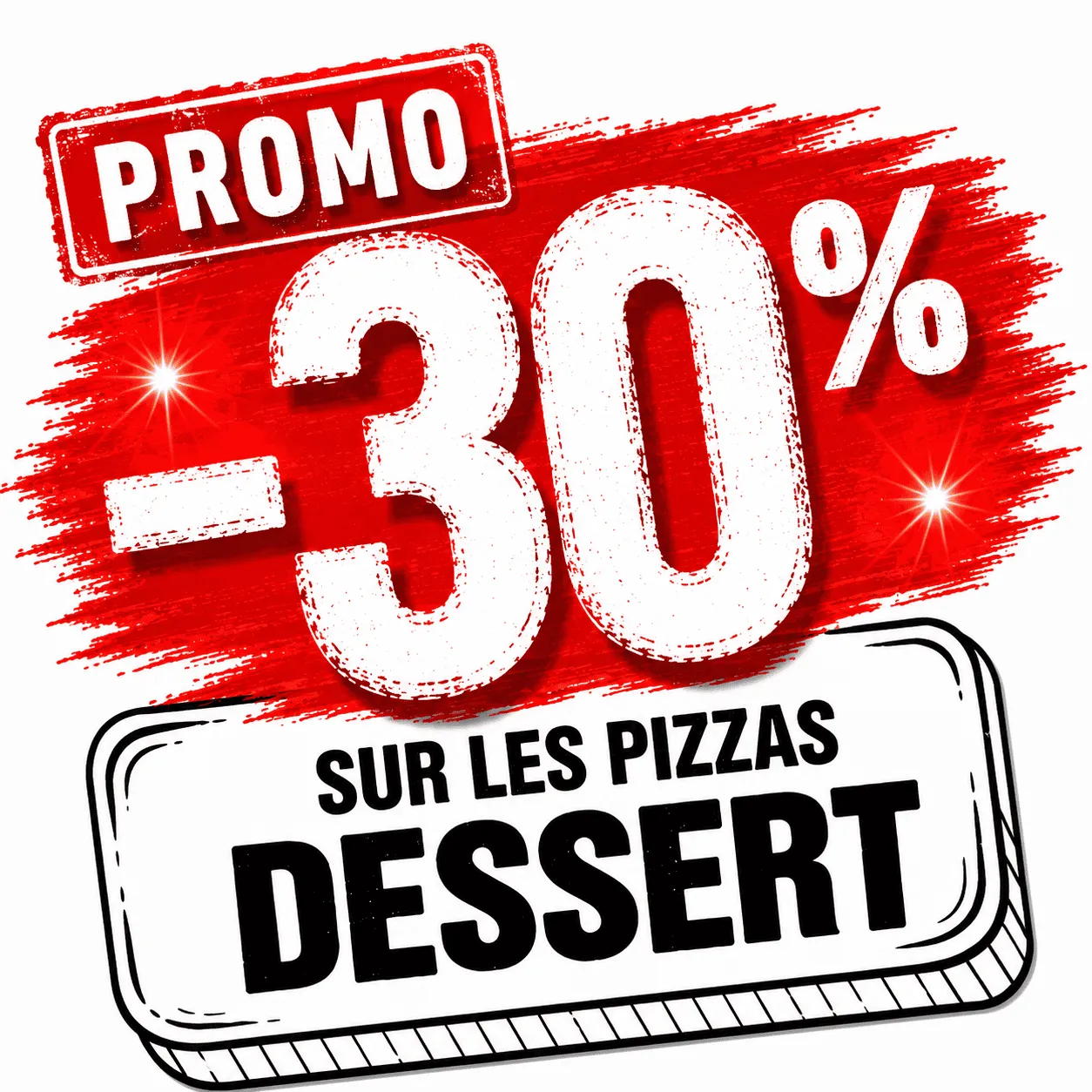 -30% sur la pizza nutella livrée