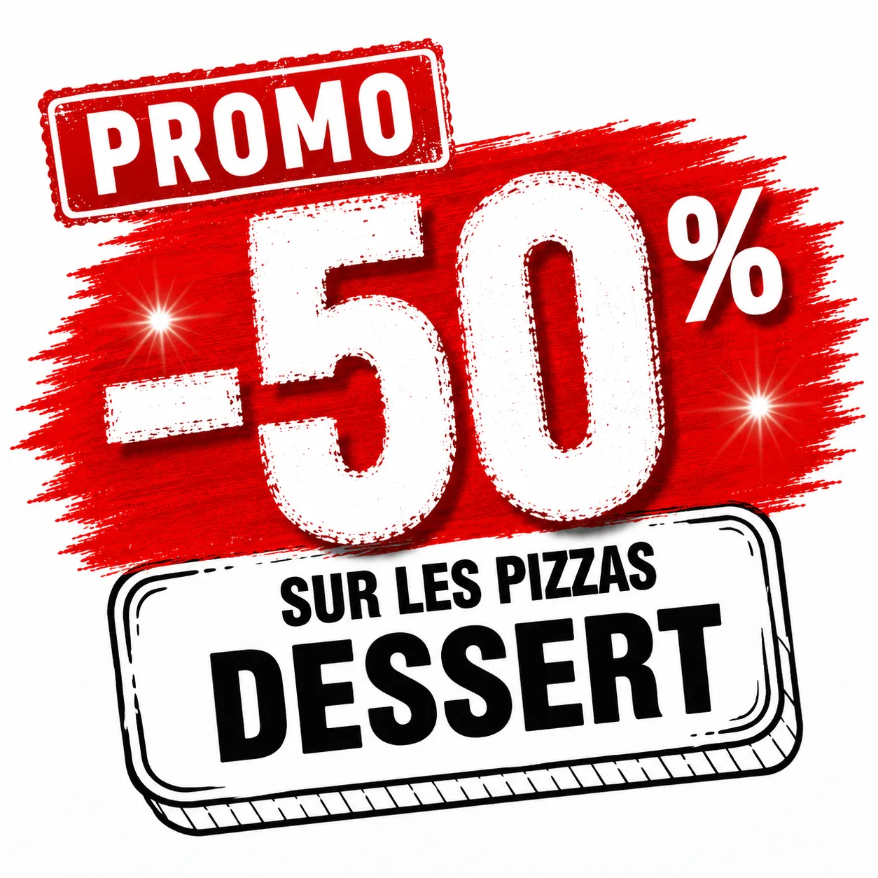 -50% sur la pizza nutella - Semaines de folie