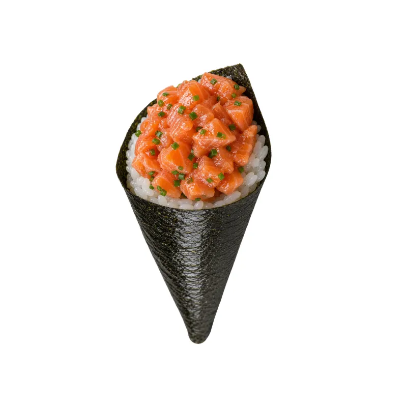 36-Temaki tartare saumon x1