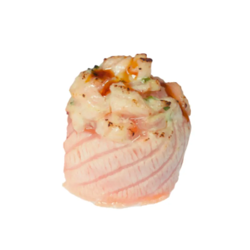 10-Gunkan saumon flambé x1