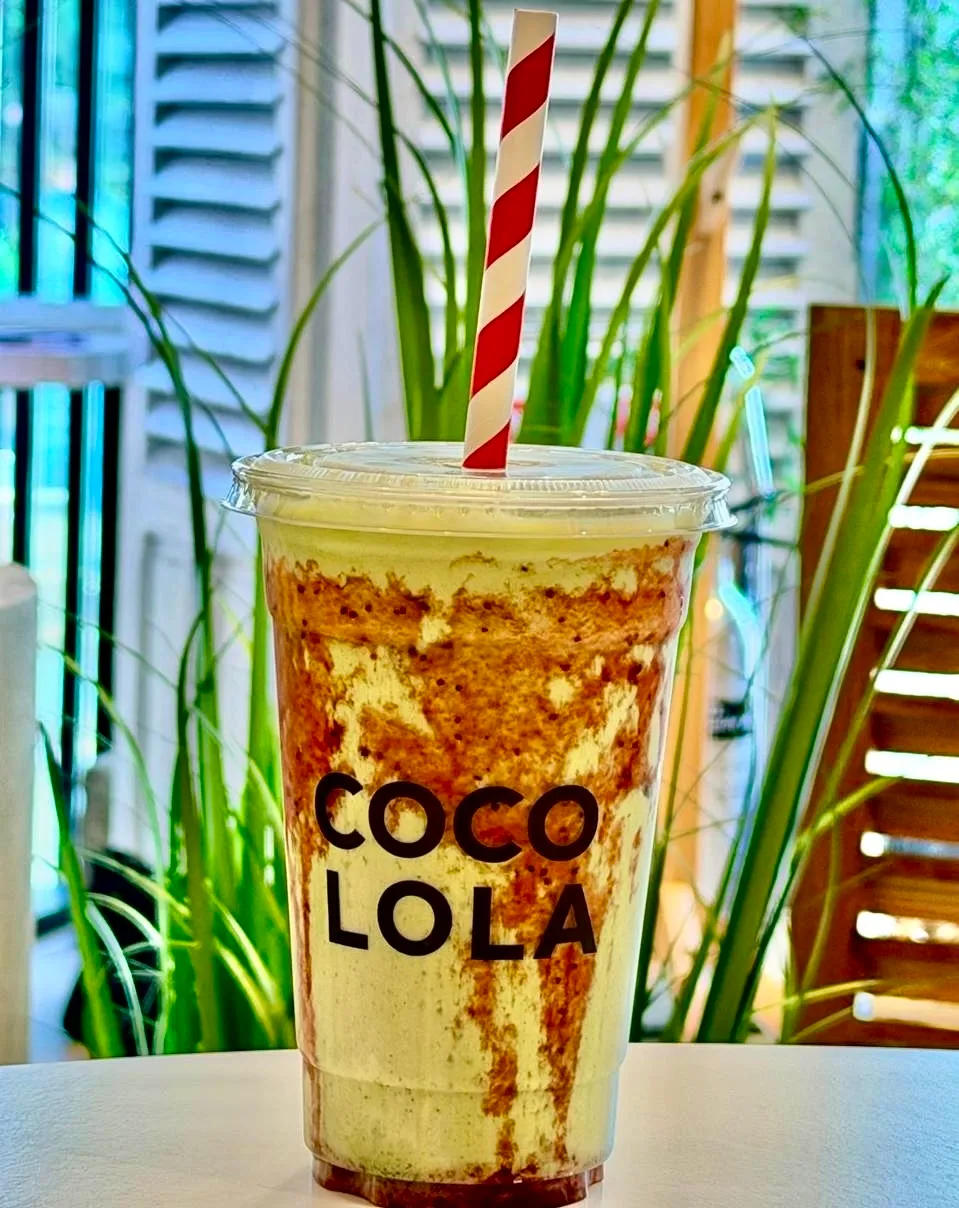 ICED MATCHA CHERRY LATTE 