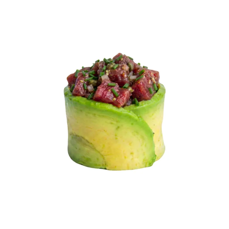 23-Flower tartare boeuf cib teriyaki x1