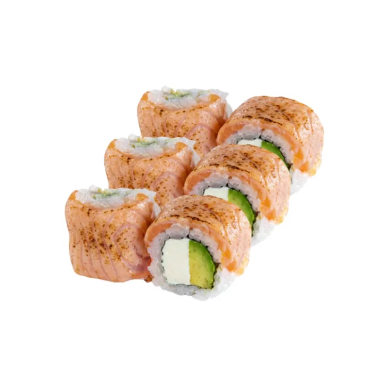 45-Roller saumon snacké avocat cheese
