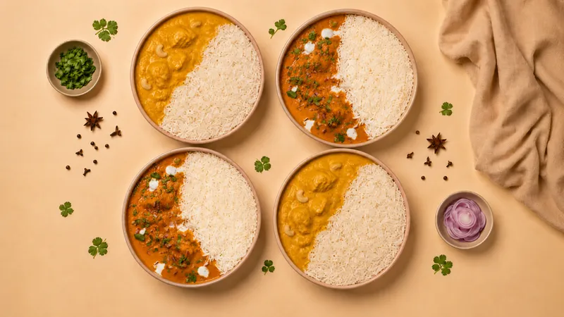 Family Chicken Tikka Bowls