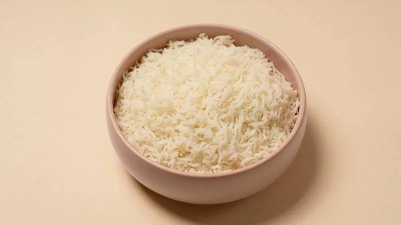 Plain boiled rice