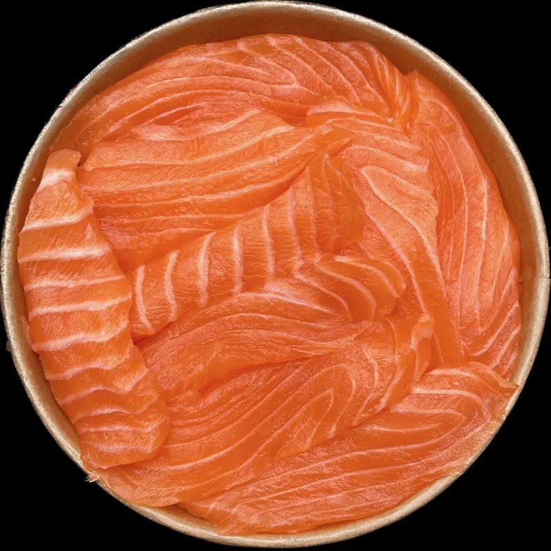 Chirashi salmon (12 pieces)