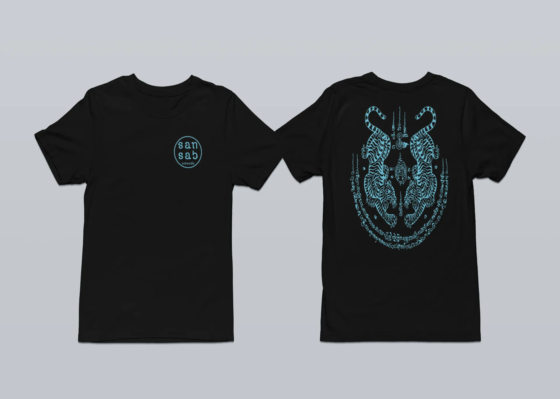 San Sab Tee Blue Tiger