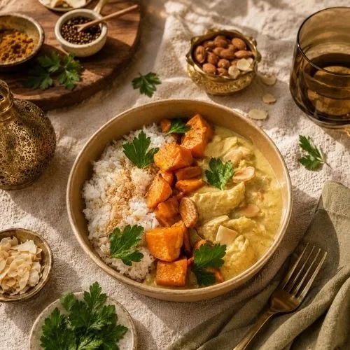 POULET KORMA & RIZ BASMATI