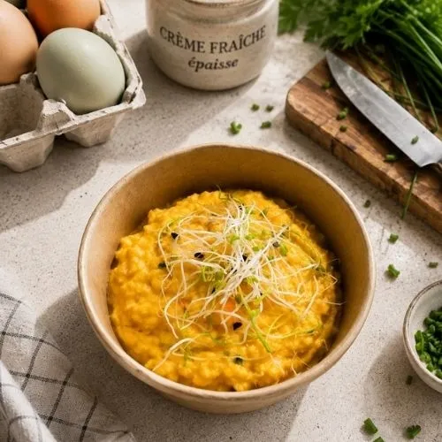 BROUILLADE D’ŒUF FINES HERBES 