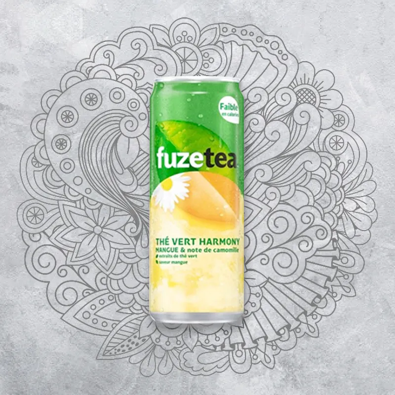 FUZE TEA GREEN MANGO 33CL