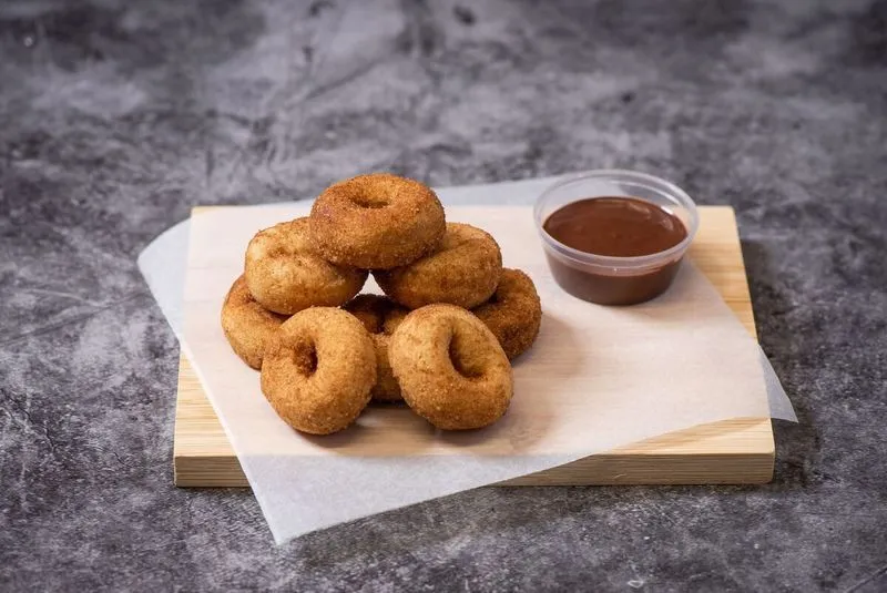 Cinnamon Mini Ring Doughnuts