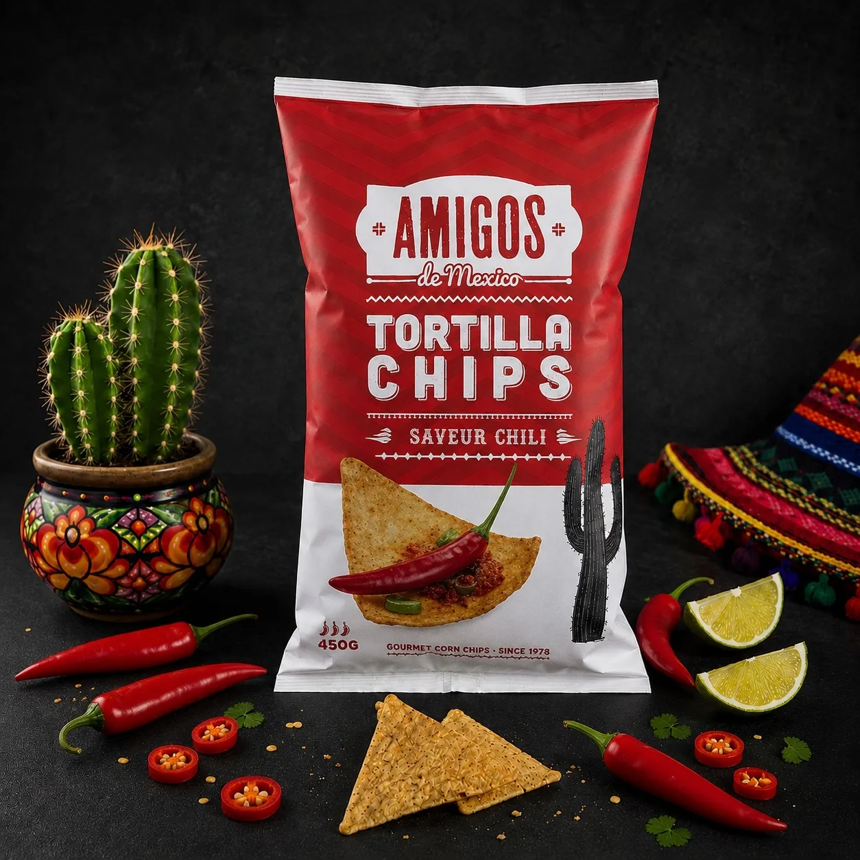 Chips Tortilla Chili