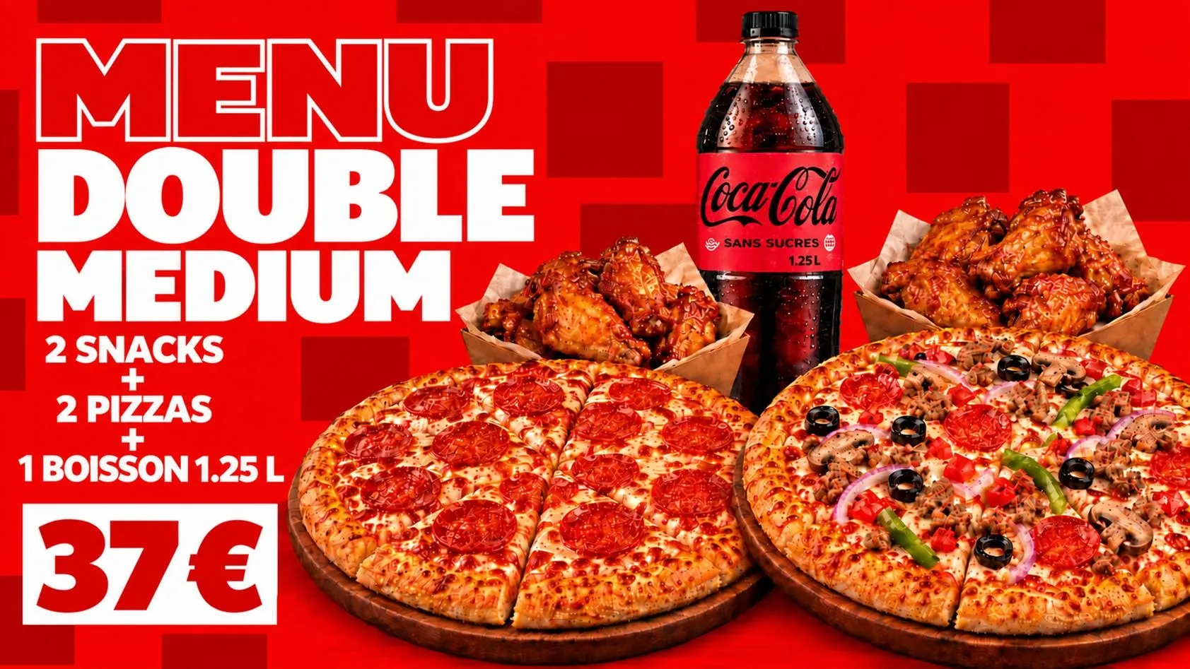 Menu Double Medium