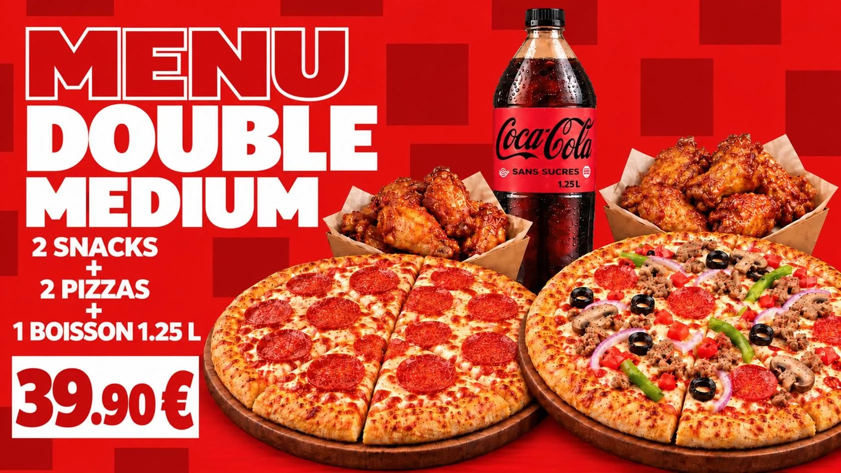 Menu Double Medium
