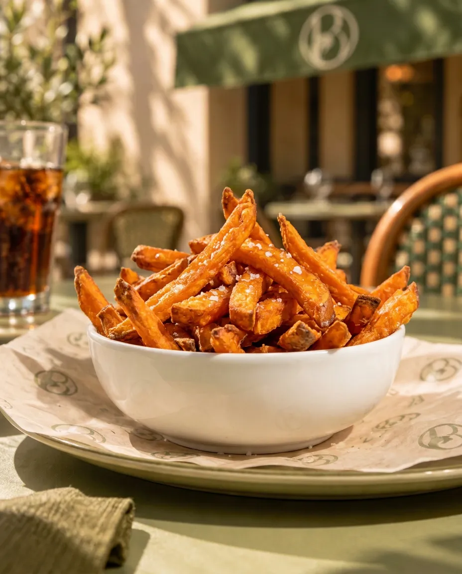 Frites maison de patate douce