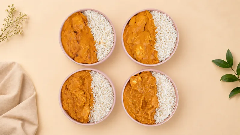 Family Chicken Tikka Bowls