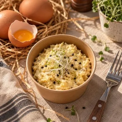 BROUILLADE D’ŒUF A LA TRUFFE