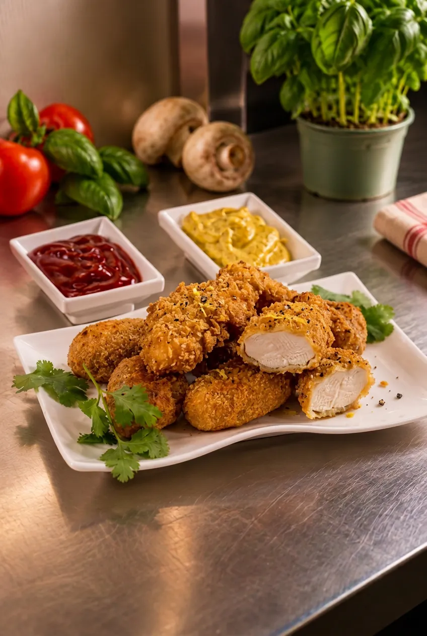 Croustillants de poulet citron / poivre