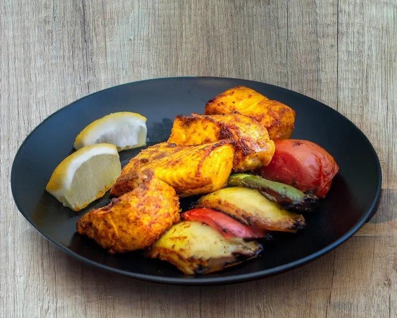 2f. Tandoori Salmon Kebab