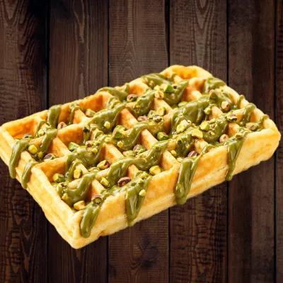 Gaufre crème de pistache