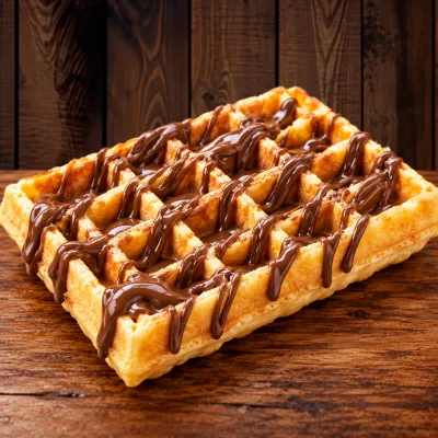 Gaufre au nutella