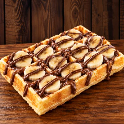 Gaufre Nutella banane