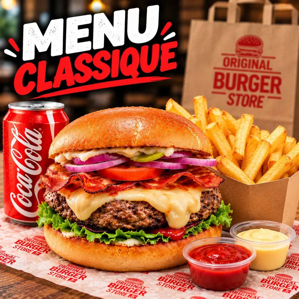 Menu burger classique