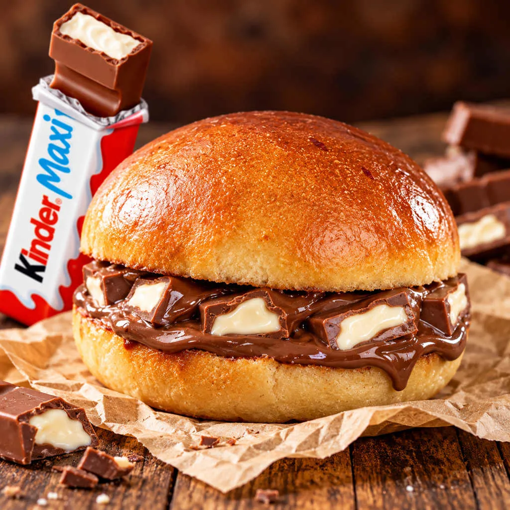 Burger Nutella Kinder maxi