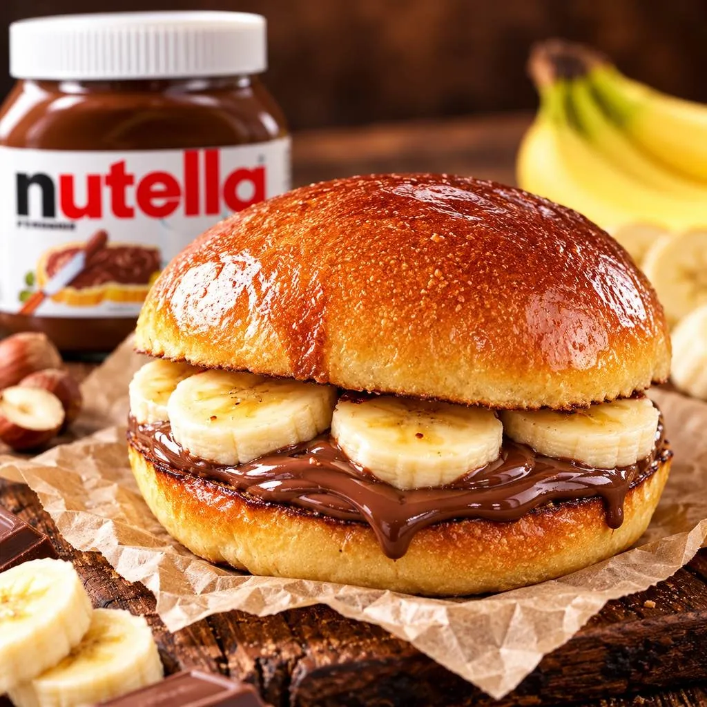 Burger Nutella Banane