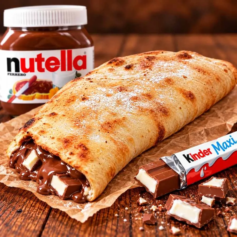 Pizza Nutella Kinder Maxi